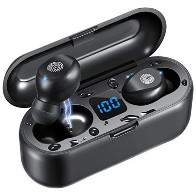 China Perfect 2000 Digital Display Waterproof Headset F9 9D Earbuds Mah Bt 5.0 Sound 2022 F9 Radio Touch Control Stereo Wireless Earphone for sale