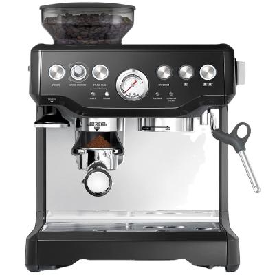 China 2022 Home Espresso Coffee Maker Machine Manual Amazon USA Europe Hotel Hot Coffee Maker Machine with Grinder Bartender Coffee Machines for sale