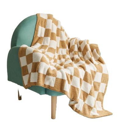 China 100% quality chenille knitted throw hot-selling anti-pilling blanket for sale