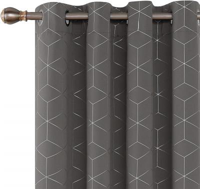 China Aluminum Blackout Curtain Living Rome Shower Polyester Woven Window Curtain for sale