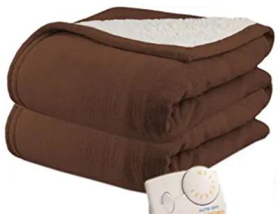 China Electric heated anti-pilling flannel blanket for sale