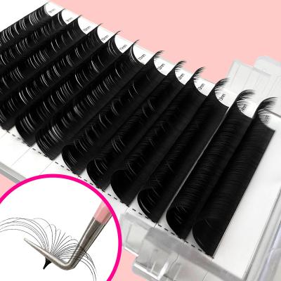 China Russian Long Abonnie Mink Lash Trays Natural Matte Siberian Individual Eyelash Extension 0.03 Volume 0.05 0.07 Eyelash Extensions for sale