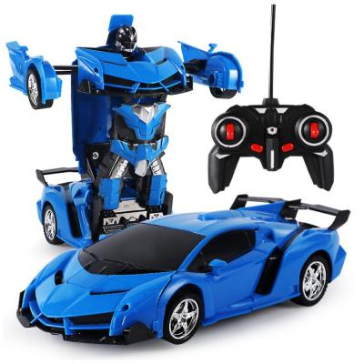 China Wholesale RC Hobby Car Toy Radio Control Transformation Robot Remote Car Toys For Children for sale