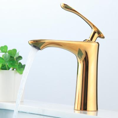 China Sense Faucets Single Handle Sink Faucet Deck Mounted Corrosion Resistance Taps Bathroom Faucet Basin for sale