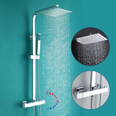 China Sense Faucets Thermostatic Shower Faucet Set Bathroom Shower Washroom Shower Set Bathroom for sale