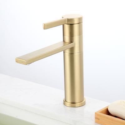 China Modern Basin Faucet Single Sense Faucets Bathroom Sink Faucet Handle Faucet for sale