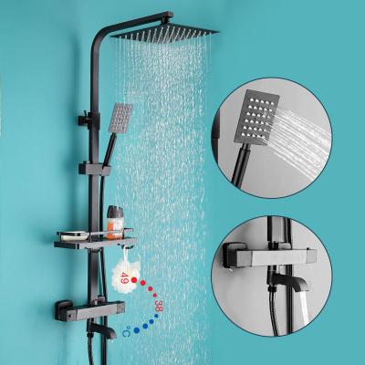 China Sense Faucets Thermostatic Shower Faucet Set Bathroom Bult Shower In Shower Set for sale