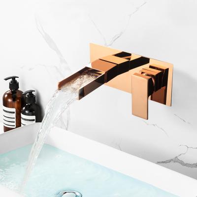 China Sense Faucets Modern Single Deck Mounted Basin Faucet Faucet Wash Basin Faucet Handle Bathroom Sink Faucet for sale