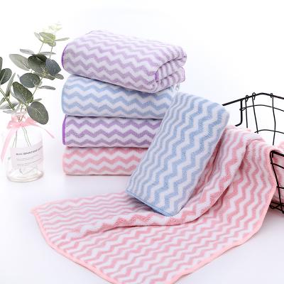 China Viable Custom Adult Good Housekeeping Fiber Face Absorbent Kids Coral Fleece Towel for sale