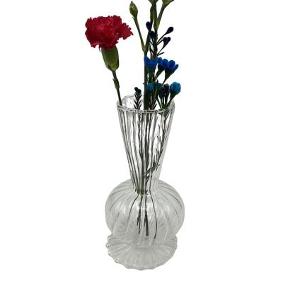 China Modern Upgrade Price Advantage Hydroponic Glass Vase Small Glass Vase For Flowers for sale