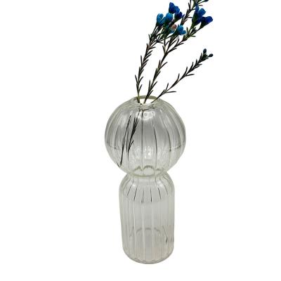 China Modern Reliable Home Decor Glass Vase Reputation Cylinder Wedding Tall Glass Vases for sale