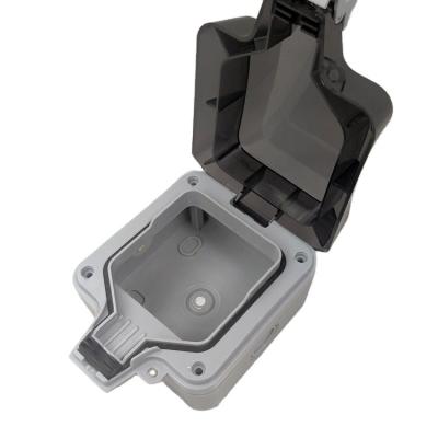 China Residential/Multi-Purpose Switch Box Household Waterproof Switch Cable Equipment Plastic Single Waterproof Junction Box IP66 for sale