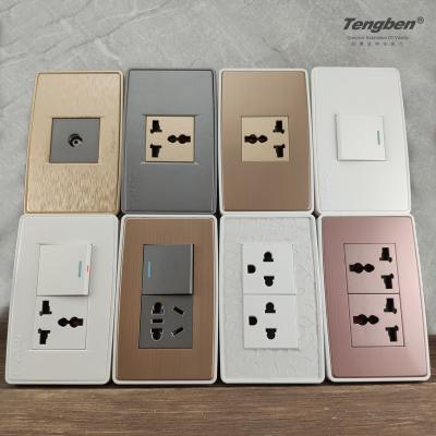 China Model 118 Plug 2 Pin Plug 2 Pin CE Smart Glass Electric Outlet Residential/Multi-Purpose Australia Smart Life for sale