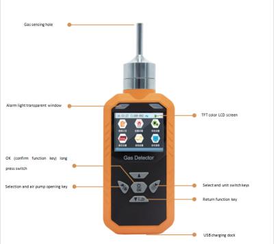 China Hot Pump and Voice Type Gas Detector for EX/Toxic and Harmful Industry, Explosion Proof and Site ABH501 for sale