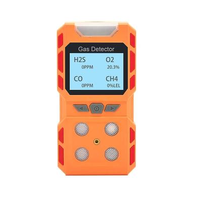 China Waterproof Multi Leak Detector H2S Co Chemical Plant Good Quality Portable O2 Multi Gas Detector EX for sale