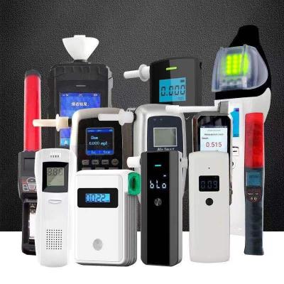 China Fuel Cell New Digital Manual Breath Alcohol Tester Analyzer Breathalyzer Alcohol Breath Tester AT800 for sale