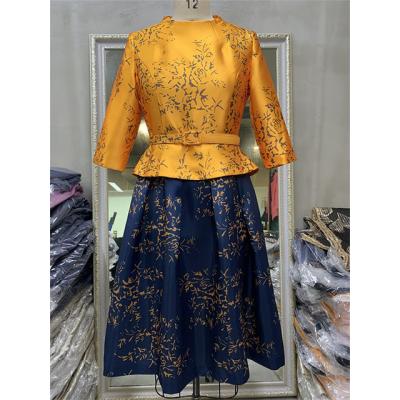 China Plus Size Factory Direct Sales Women's Skirts Suit For Muslim Church Women Church Lady Occasion Dress 2 Piece Skirt Suits for sale