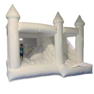 China White Inflatable Combo Jumper House White Inflatable Jumper Mini PVC Tarpaulin Bouncy Castle Bouncy Castle For Sale for sale