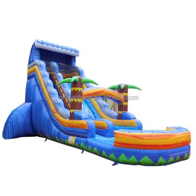 China Amusement Parks Commercial Inflatable Jungle PVC Tarpaulin Inflatable Games Water Slide for sale