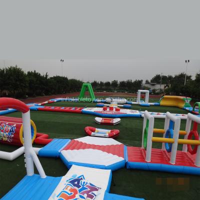 China Commercial Inflatable Games Equipment Water Sports Inflatable Water Park Float For Sale Customized Size for sale