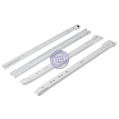 China Modern Powder Coated Euro White Bottom Mount Drawer Slides For Drawer for sale