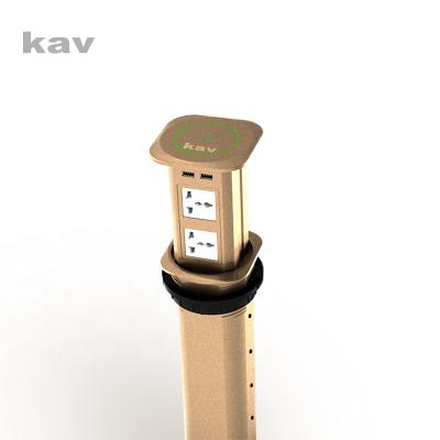 Κίνα Electric Powered Invisible Socket Modern Electric Lifting Socket With Wireless Charger (BE1301) προς πώληση