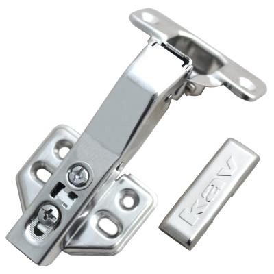 China Modern soft close 45 degree kav stainless steel hinges hydraulic hinge with fixed plate (DS45H-201) for sale