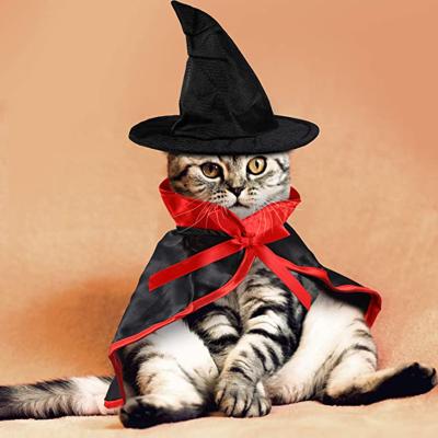 China Stocked Halloween Dog Hat Pet Witch Hat for Cat Puppy Cosplay Party Supplies for sale