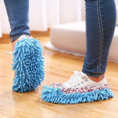 China Multi-functional mop slippers shoes cover mop house floor mop cleaning slippers for sale