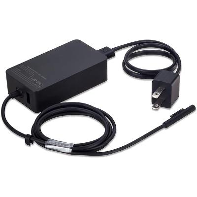 China Laptop CE FCC 65W 15V 4A Outdoor Power Charger Adapter For Microsoft Surface Pro 8 x 7 6 5 4 3 Laptop Outdoor Adapter 65W for sale