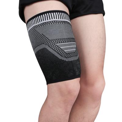 China Elasticity Leg Brace Pain Relief Thigh Support Sports Thigh Support Breathable Comfortable Breathable Thigh Guard for sale