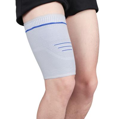 China Breathable Leg Compression Sports Safety Leg Guards Muscle Gaiters Elasticity Fitness Sports Thigh Guard Protector Breathable for sale