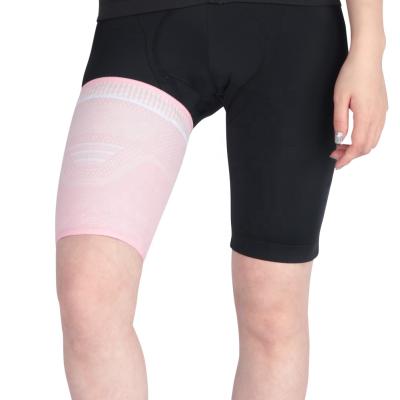 China Freely Comfortable Breathable Sports Leg Sleeve Thigh Support Unisex Black Breathable Adult Thigh Support for sale