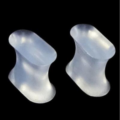 China Toe Separator Comfortable Adjustable Silicone Soft Bunion Toe Corrector for sale