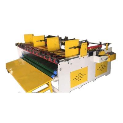 China Guangzhou CAIDA Factory Direct Sale CD-1500 PG Semi-automatic Pressing Gluer Machine Corrugated Box Making Forming Machine for sale