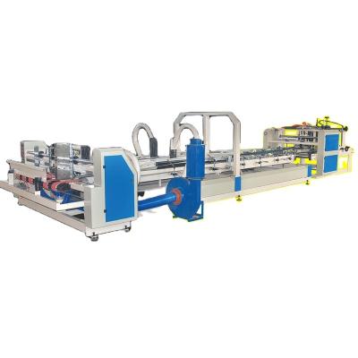 China High-speed Corrugated Box Machine Factory Pulp Box Gluing Packaging Equipment Machinery Full-automation Carton Gluing Machine for sale