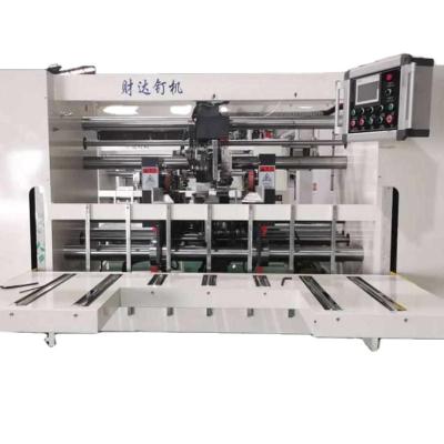 China Factory CaidaMachinery Semi-automatic Carton Two Head Stapler Box Box Packaging Machine Corrugated Box Stitching B/CD-2000 for sale