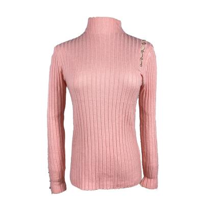 China Stretchy Spring Woolen Yarn Plus Size Backing Neck Knit Sweater Women Sweater Women Jumper Soft for sale