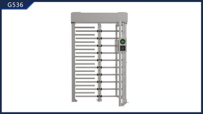 China High Security Intelligent Full Height Turnstile Gate CE Approved Turnstile Security Systems for sale