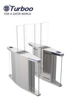 China Elegant Optical Pedestrian Turnstile Barrier Gate High Speed SUS304 for sale