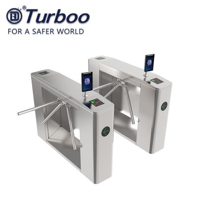 China RFID Three Arm Tripod Turnstile Gate , Vertical Tripod Turnstile For School for sale