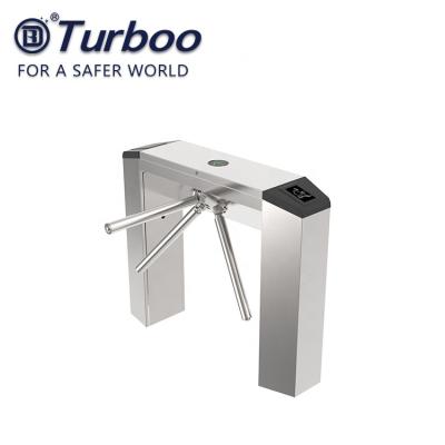 China RFID Recognition Tripod Turnstile Gate , 100-240V Tripod Barrier Gate 304 SUS , Barrier Gate for Office Building for sale