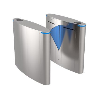 China RFID Reader Access Control Flap Barrier Turnstile , 220V Barrier Gate Security Gate For Building for sale