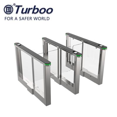 China Office building access control turnstile , pedestrian barrier , flow control turnstile , SUS304 Polish No.4 for sale