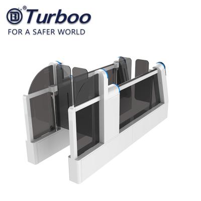 China Pedestrian Optical Barrier Turnstiles / Swing Gate Turnstile For Access Control for sale