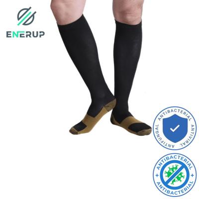 China 16mmhg 17mmhg Copper Infused Socks Sustainable Compression Socks for sale