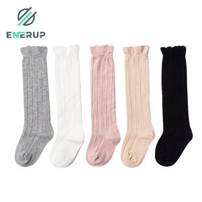 China Breathable Baby White Knee High Socks Childrens Seamless Socks for sale