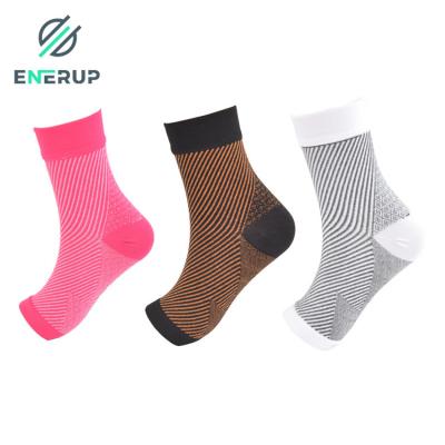 China Pink Foot And Ankle Compression Socks For Peroneal Tendonitis for sale