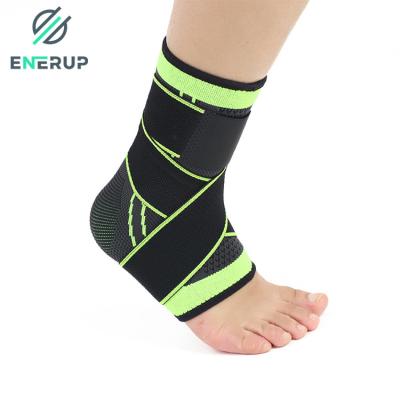 China Nylon Sprained Ankle Elastic Bandage Ankle Compression Wrap for sale