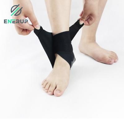 China Black Antibacterial Unisex Ankle Compression Sleeve For Arthritis for sale